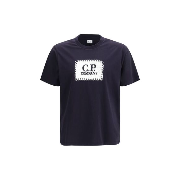 C.P. Company Men Jersey 30/1 Short Sleeve Logo Label T-Shirt